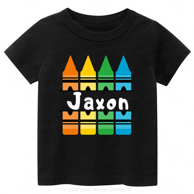 Personalized Kids Back to School Shirt 