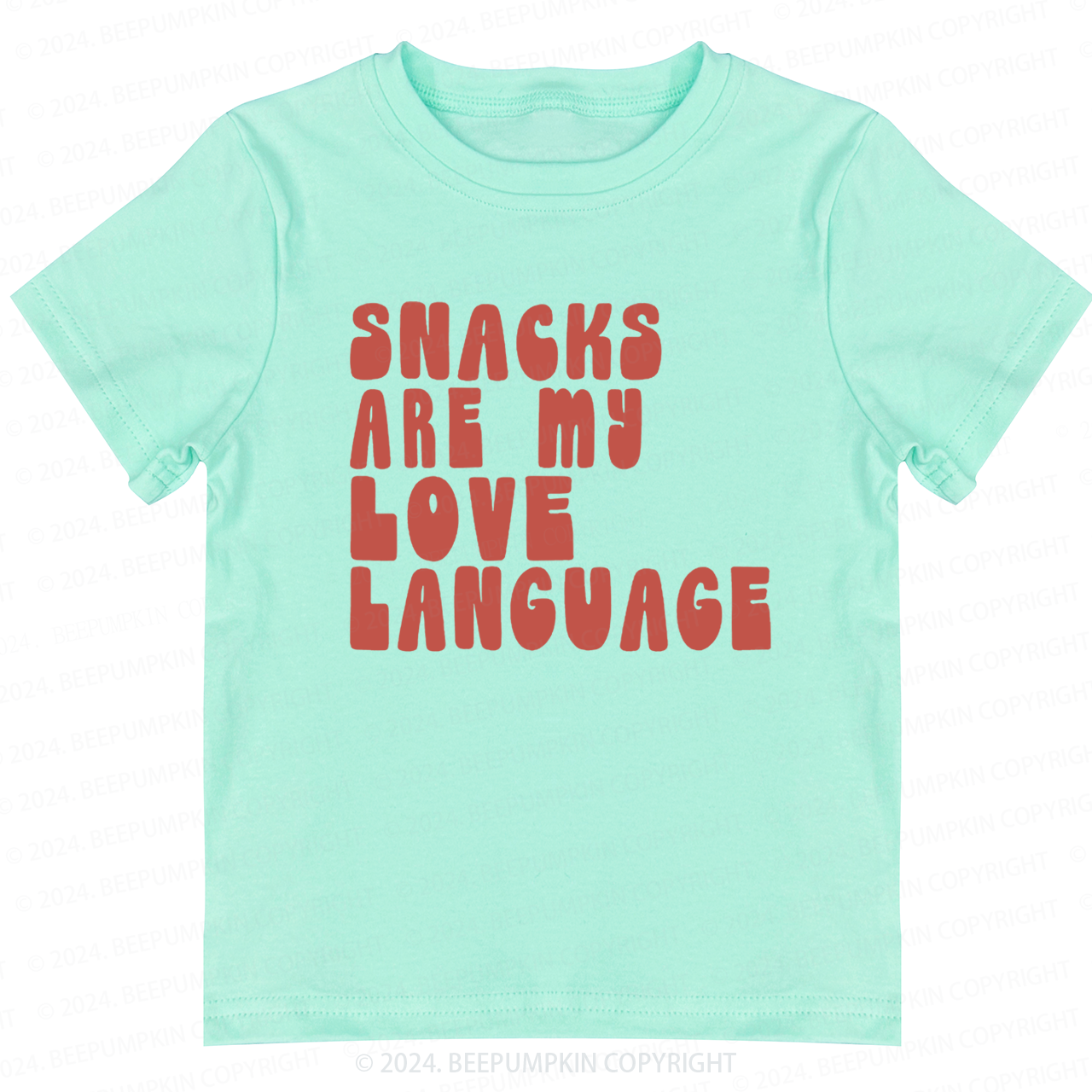 Snacks Are My Love Language Toddler&Kids Tees 7