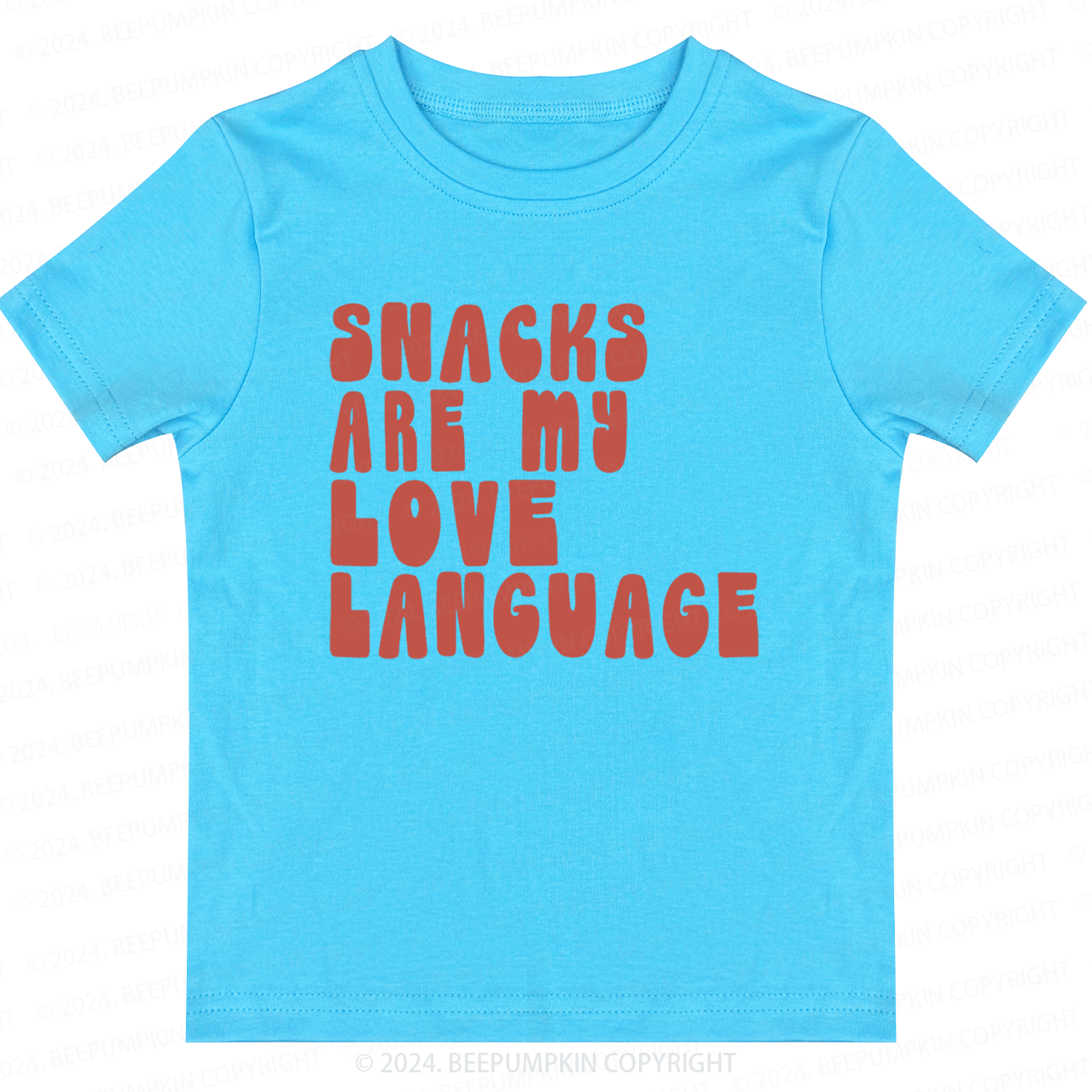 Snacks Are My Love Language Toddler&Kids Tees 7