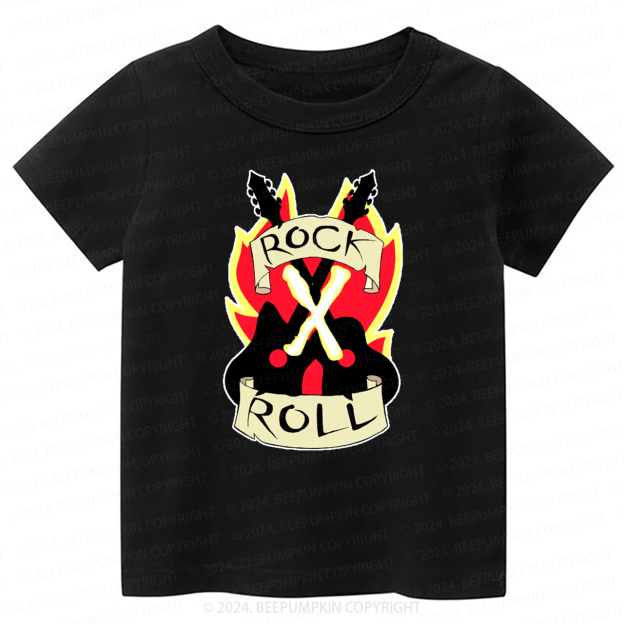 Rock n Roll Toddler&Kids Tees 8
