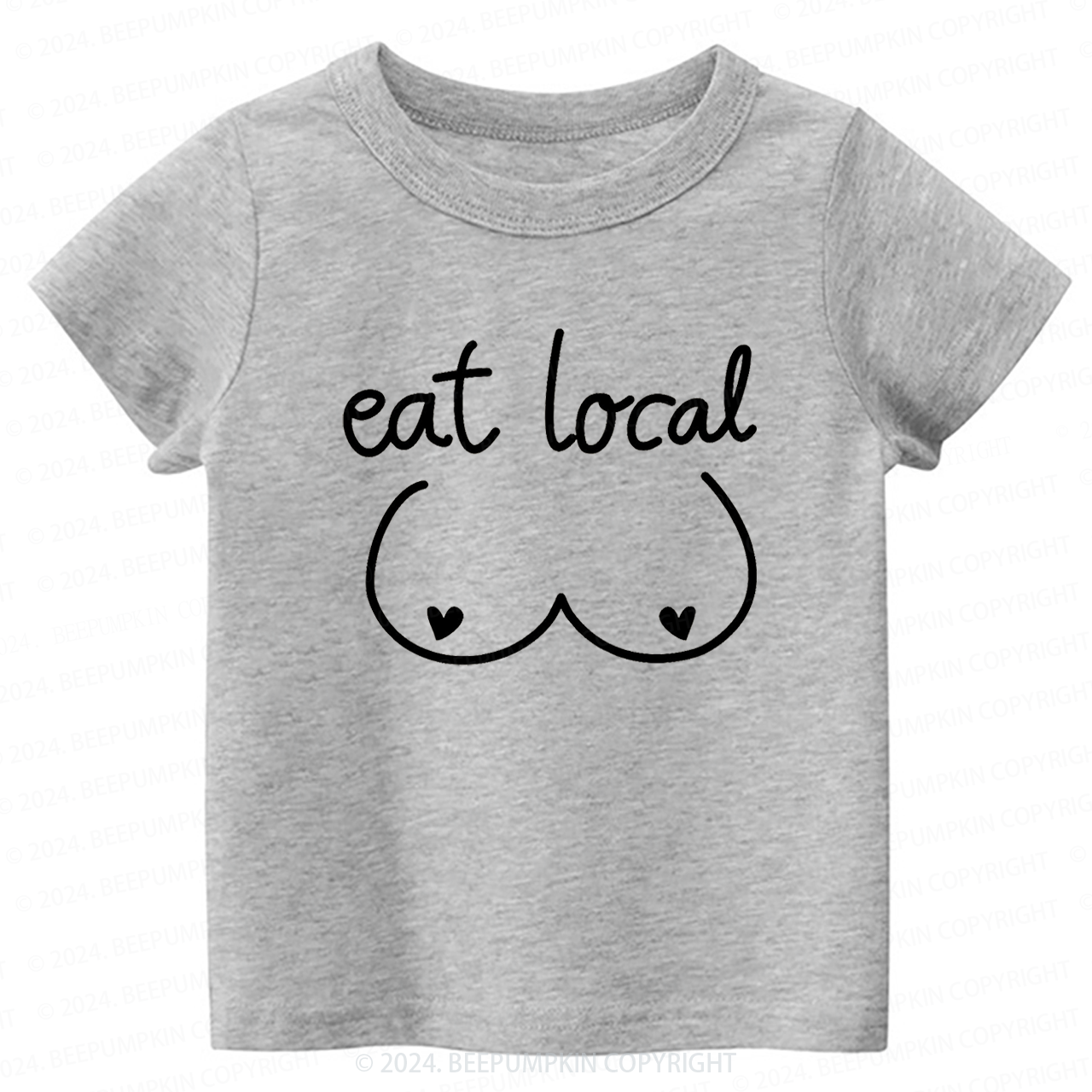 Eat Local Breastfeeding Toddler&Kids Tees 7