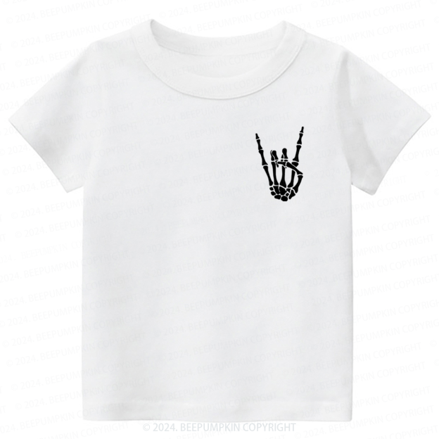 Punk Rock Bones Toddler&Kids Tees 8