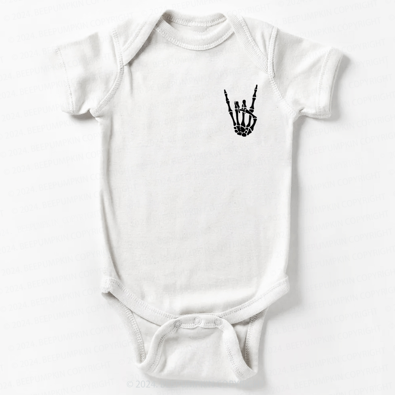 Punk Rock Bones Bodysuit For Baby 8