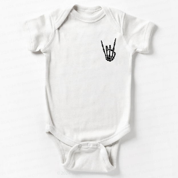 Punk Rock Bones Bodysuit For Baby 8