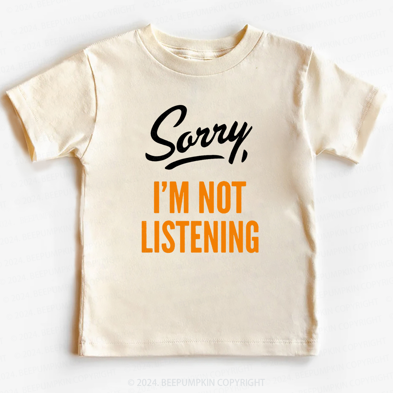 I'm Not Listening Toddler&Kids Tees 7