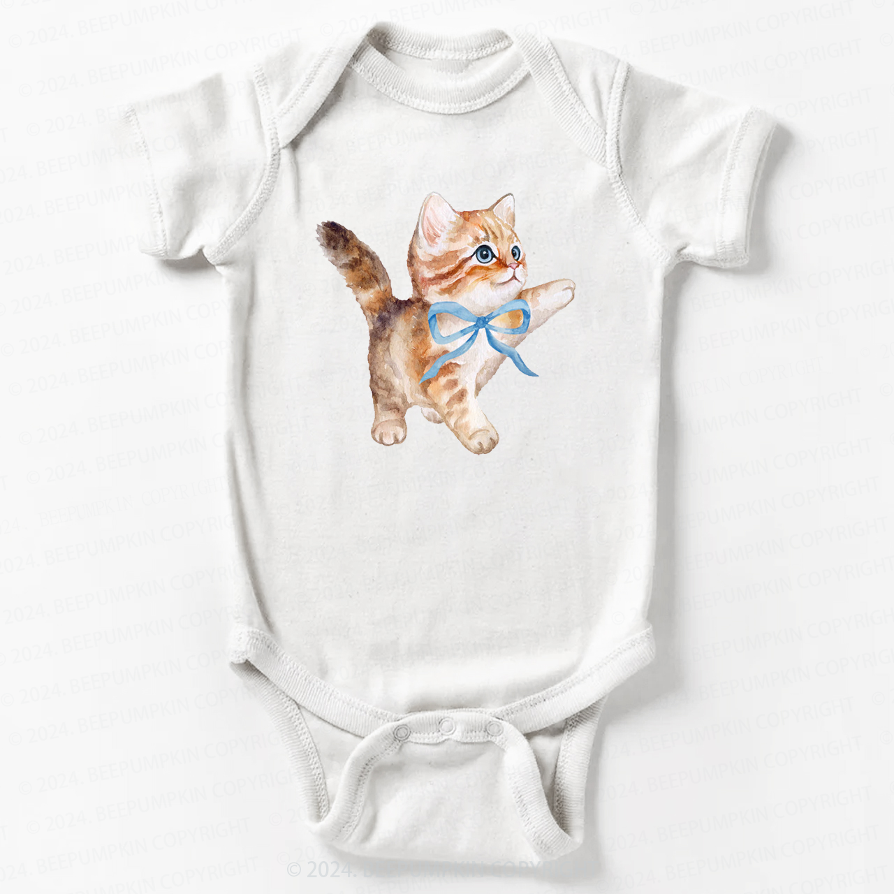  Cute Cat Bodysuit For Baby 