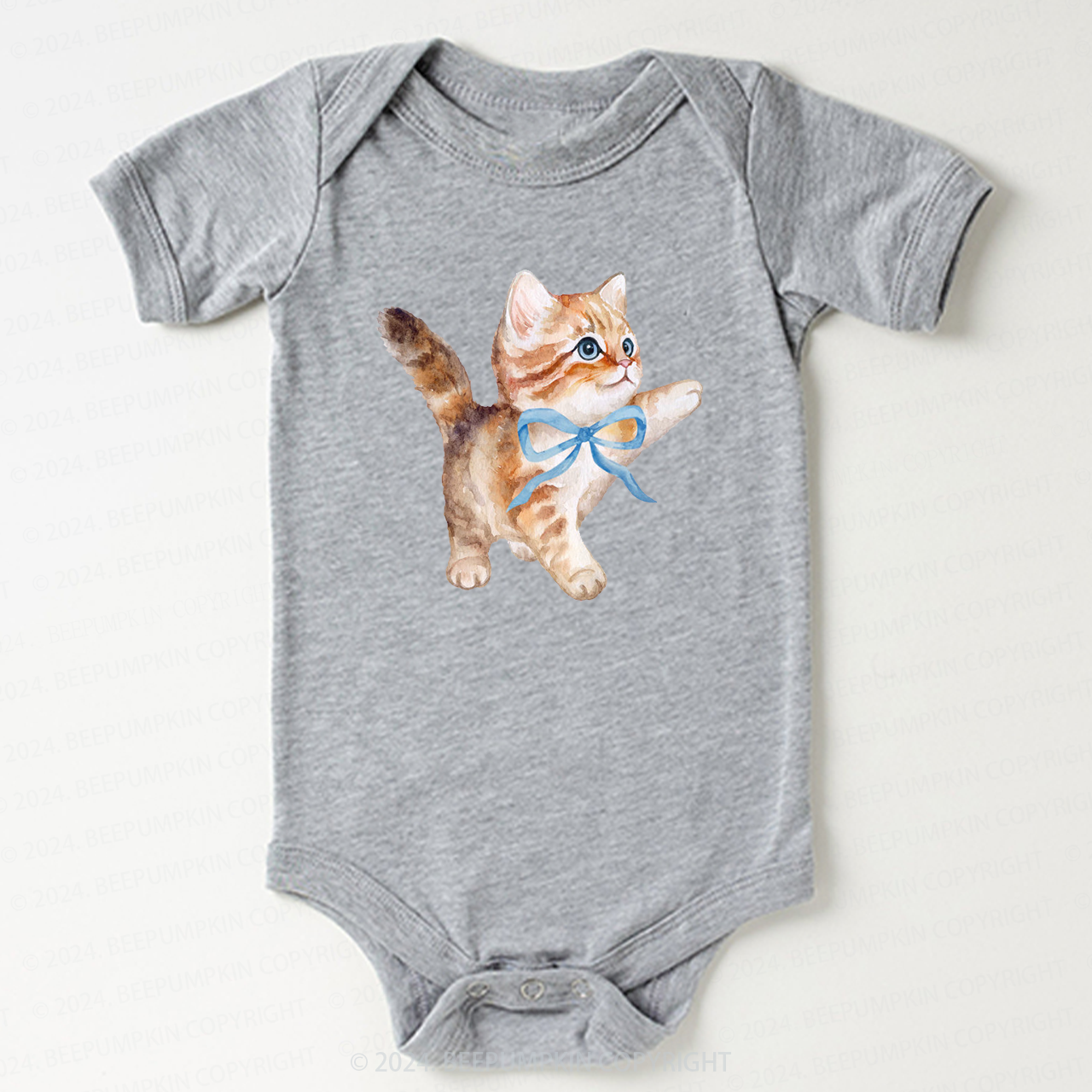  Cute Cat Bodysuit For Baby 
