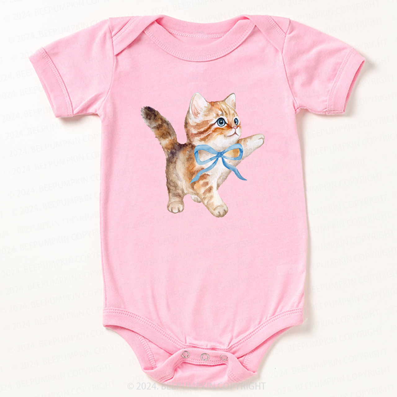  Cute Cat Bodysuit For Baby 