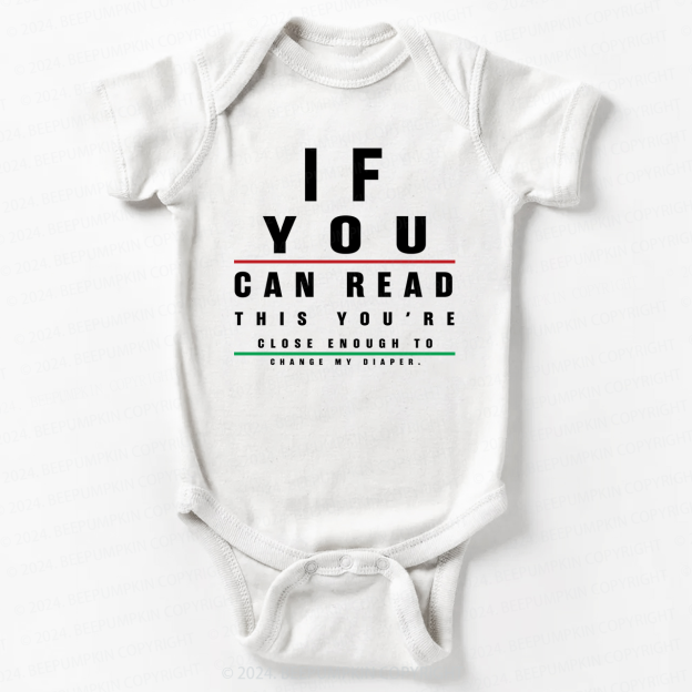 If You Can Read This Bodysuit For Baby 7