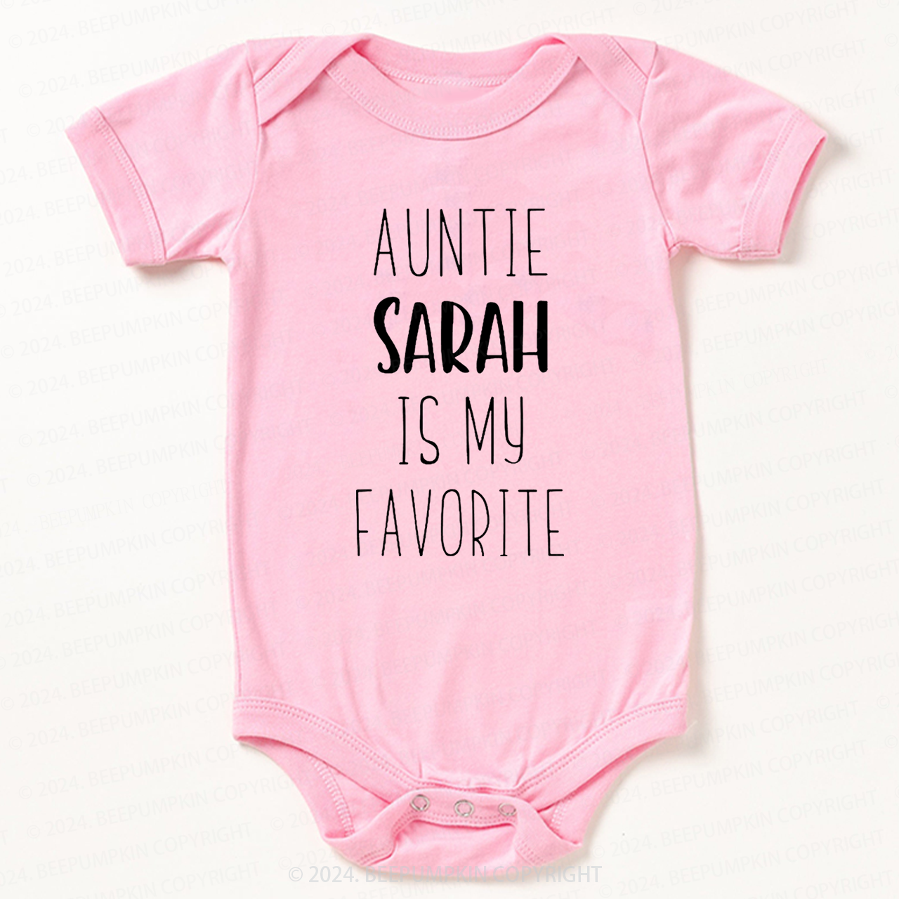 Aunt xx Is My Favorite Bodysuit For Baby 