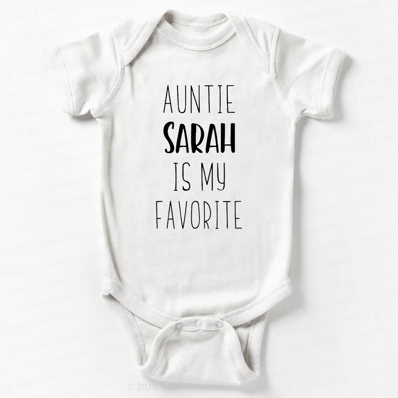 Aunt xx Is My Favorite Bodysuit For Baby 