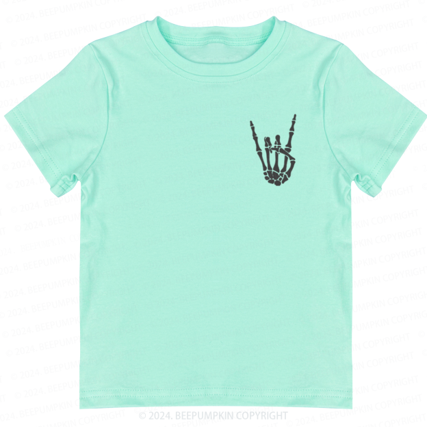 Punk Rock Bones Toddler&Kids Tees 8