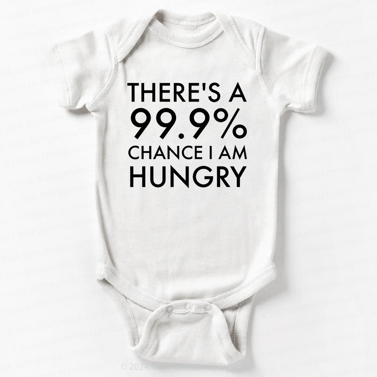 Chace I Am Hungry Bodysuit For Baby 7