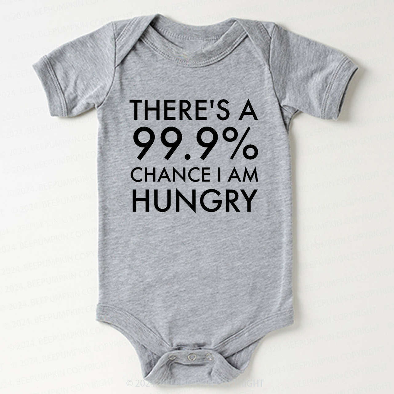 Chace I Am Hungry Bodysuit For Baby 7