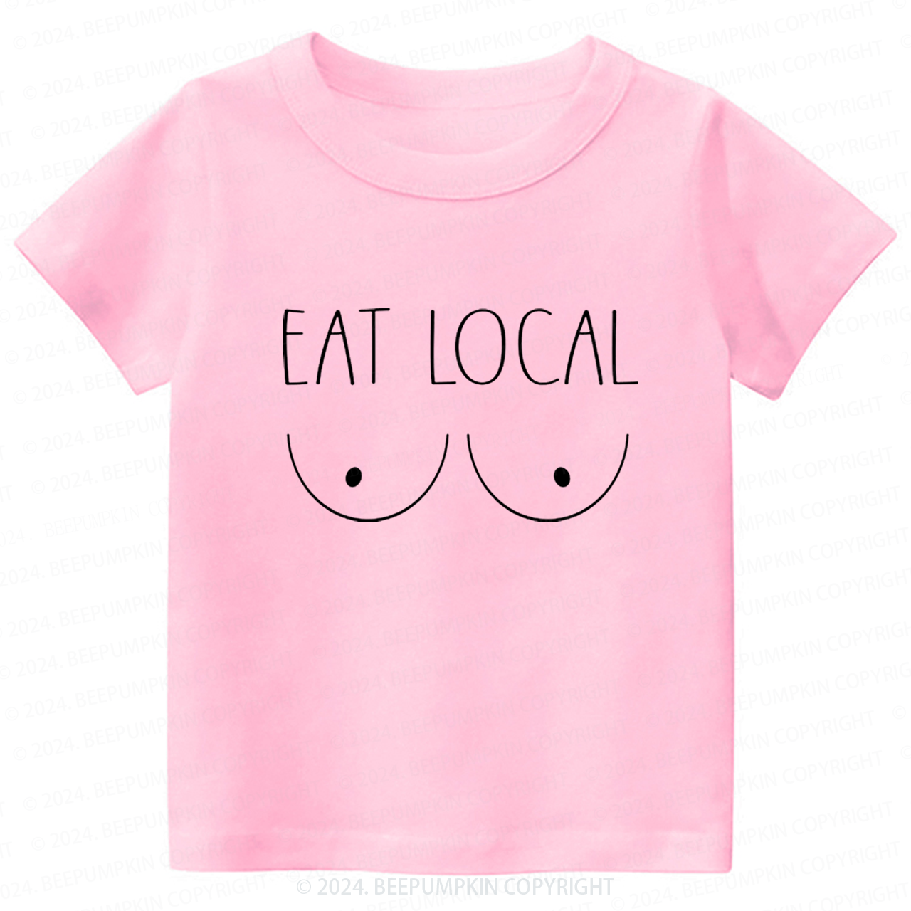 Breastfeeding Eat Local Funny Toddler&Kids Tees 7
