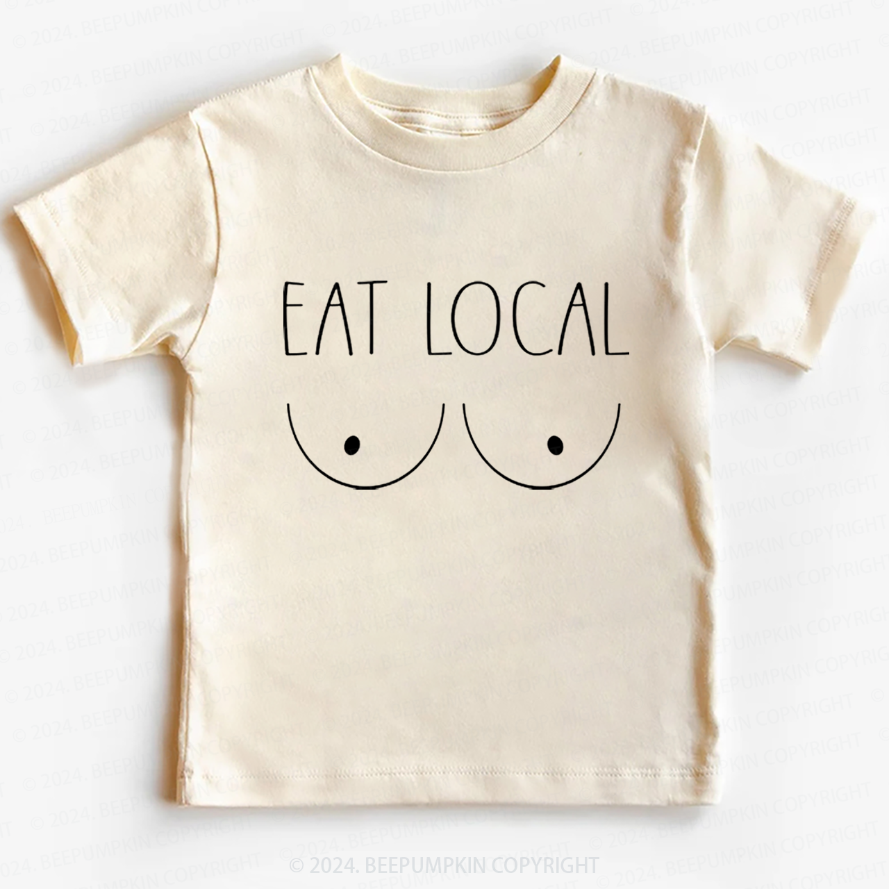 Breastfeeding Eat Local Funny Toddler&Kids Tees 7