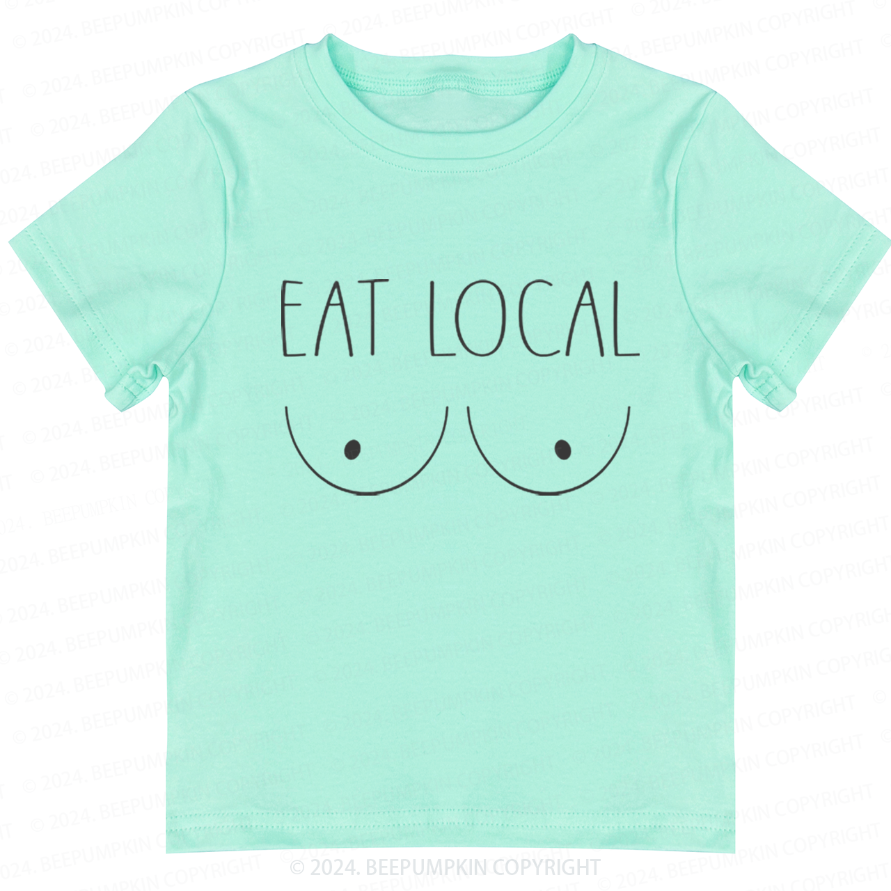 Breastfeeding Eat Local Funny Toddler&Kids Tees 7