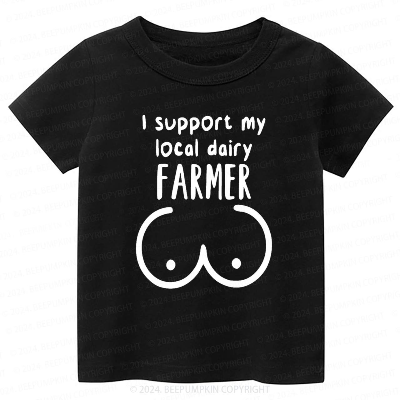 I Support My Local Dairy Toddler&Kids Tees 7