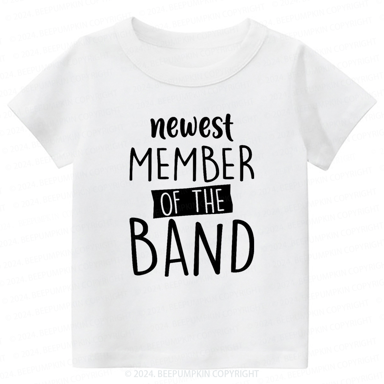 Newest Member Of The Band Toddler&Kids Tees 8