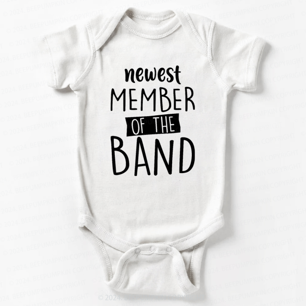 Newest Member Of The Band Bodysuit For Baby 8