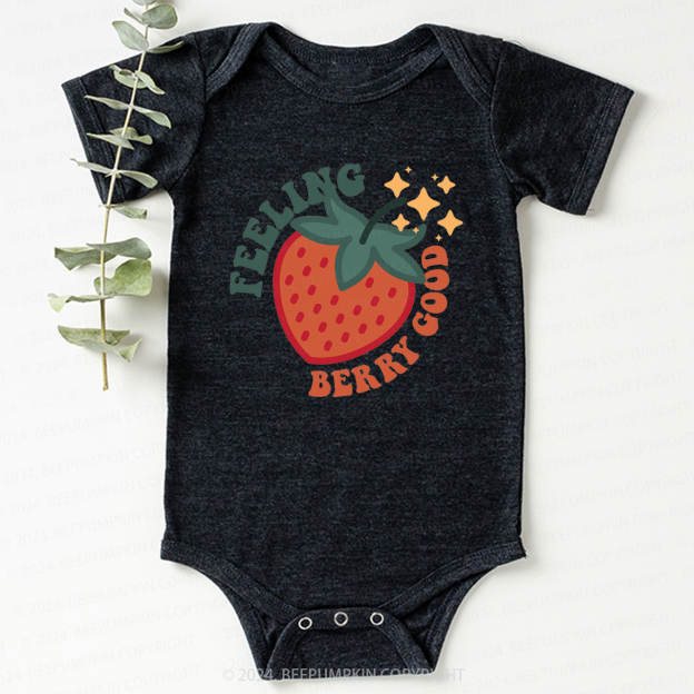 Cute Strawberry Bodysuit For Baby 