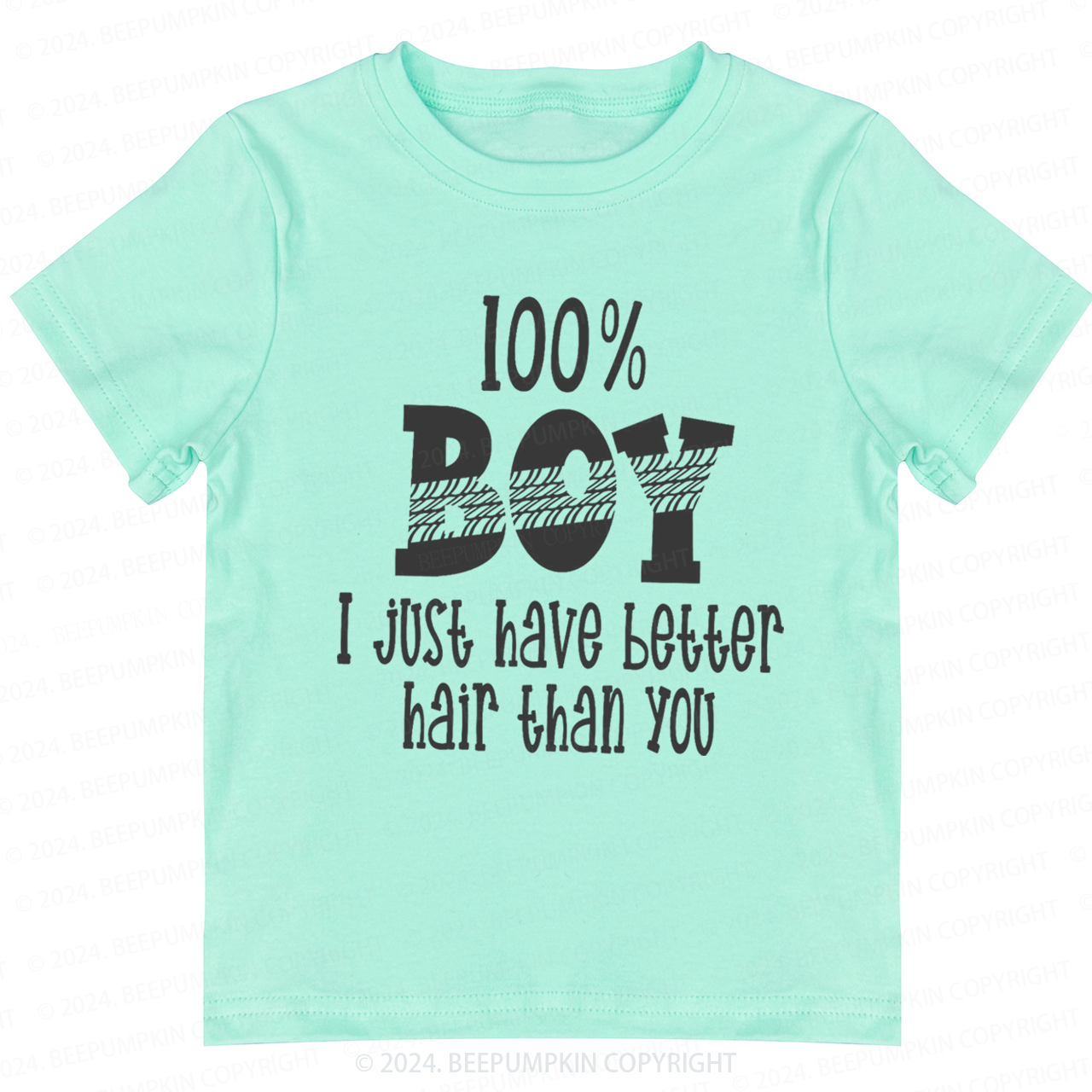 Boys with Long Hair Toddler&Kids Tees 7