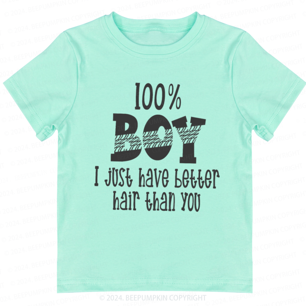 Boys with Long Hair Toddler&Kids Tees 7