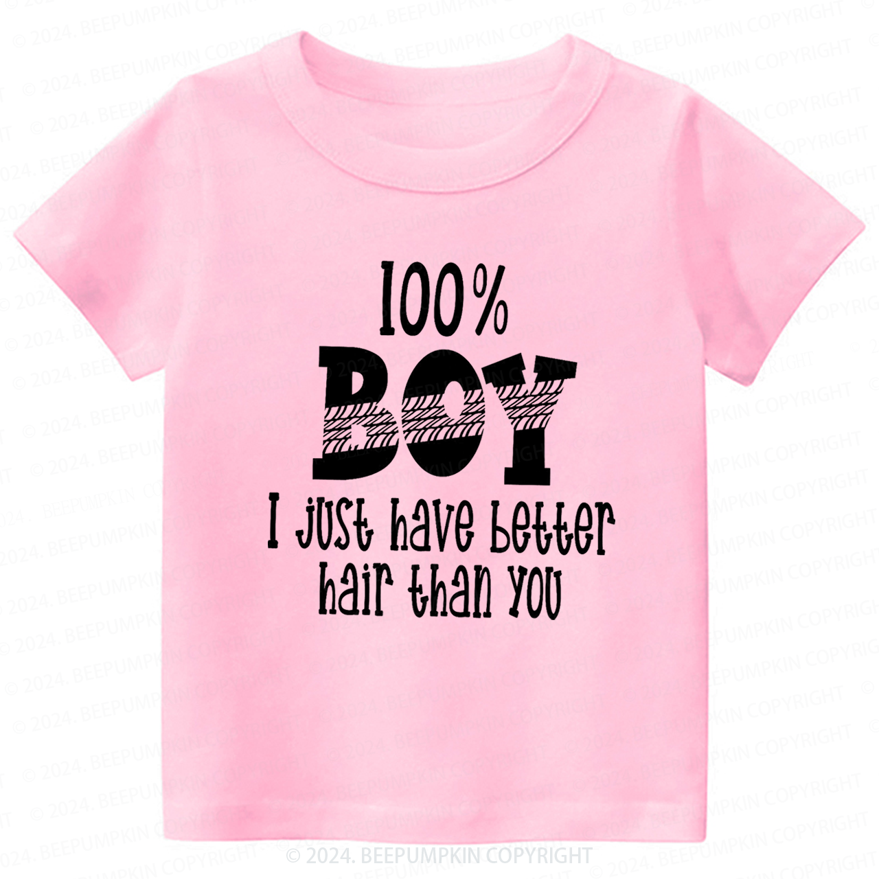 Boys with Long Hair Toddler&Kids Tees 7