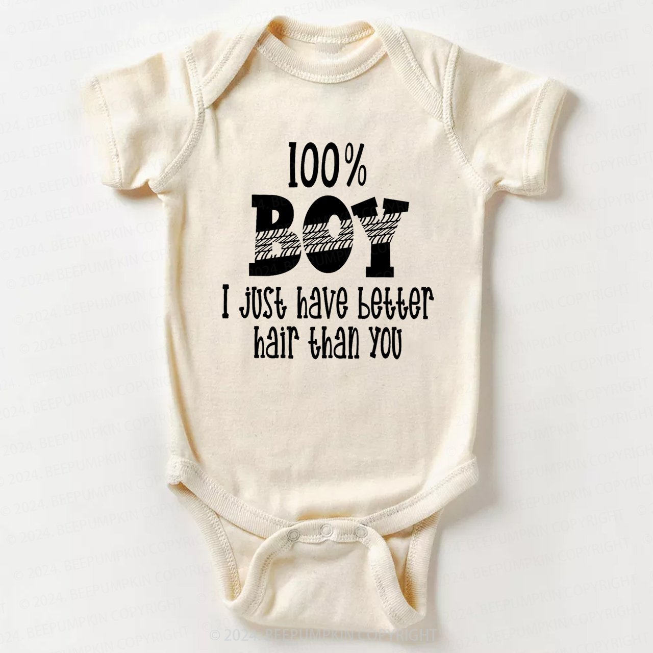 Boys with Long Hair Bodysuit For Baby 7