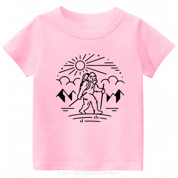 Bigfoot Hiking Toddler&Kids Tees 