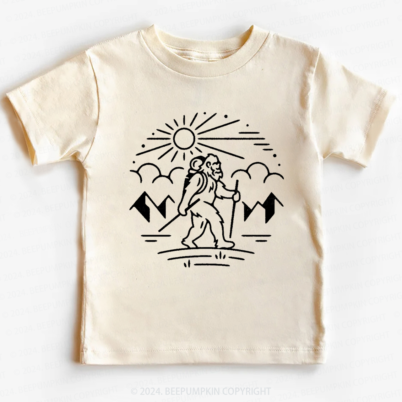 Bigfoot Hiking Toddler&Kids Tees 