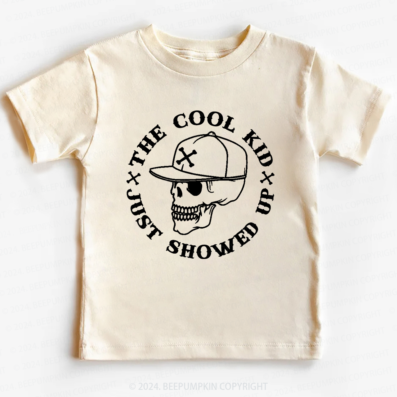 The Cool Kid Just Showed Up Toddler&Kids Tees 7