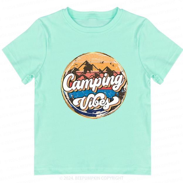 Camping Vibes Toddler&Kids Tees 