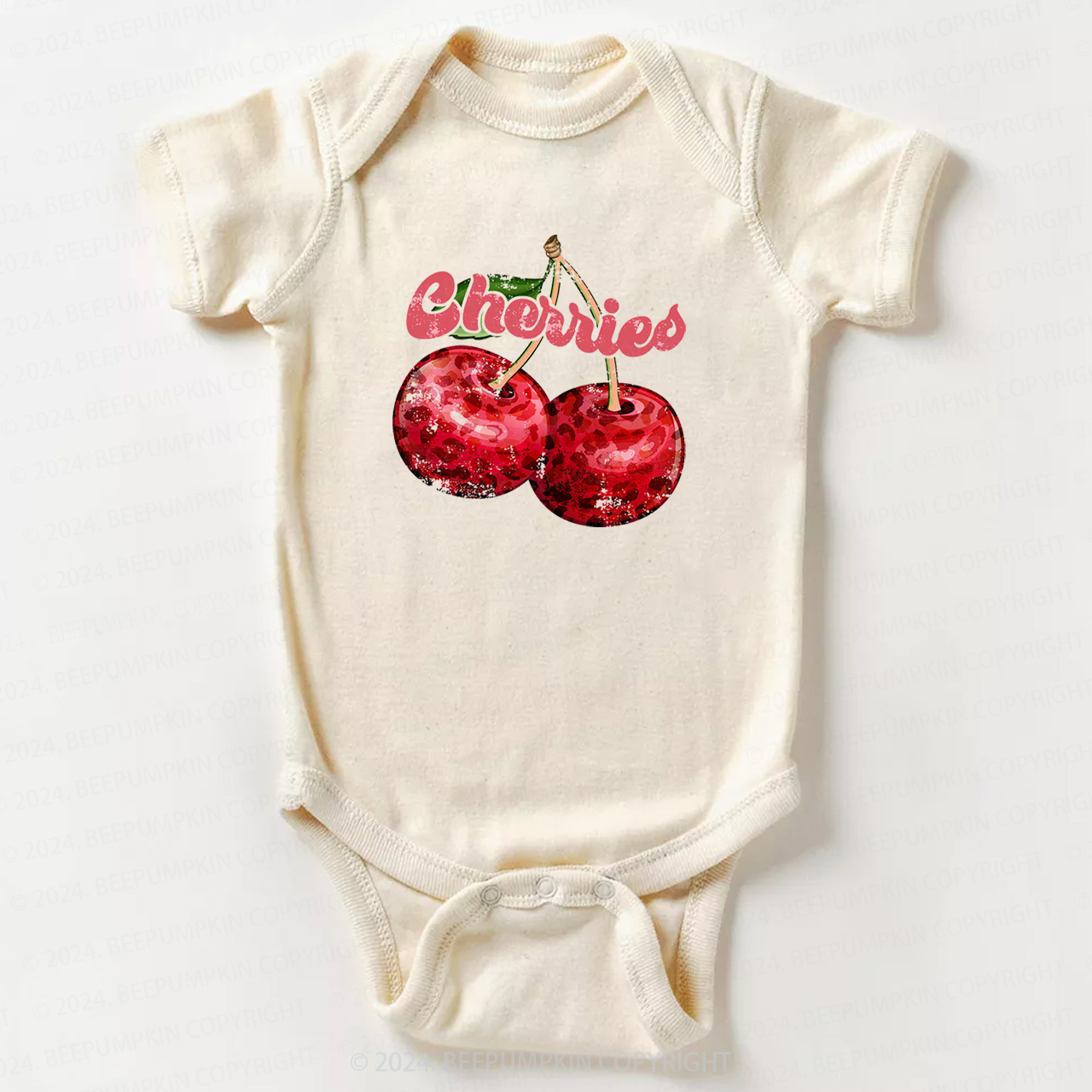 Cherry Vintage Bodysuit For Baby 