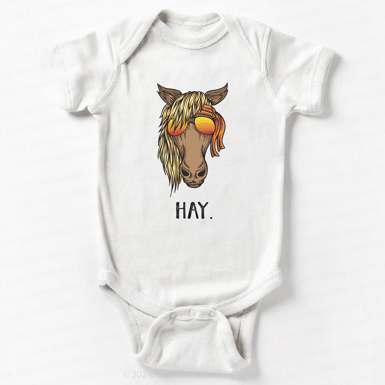 Funny Hay Bodysuit For Baby 