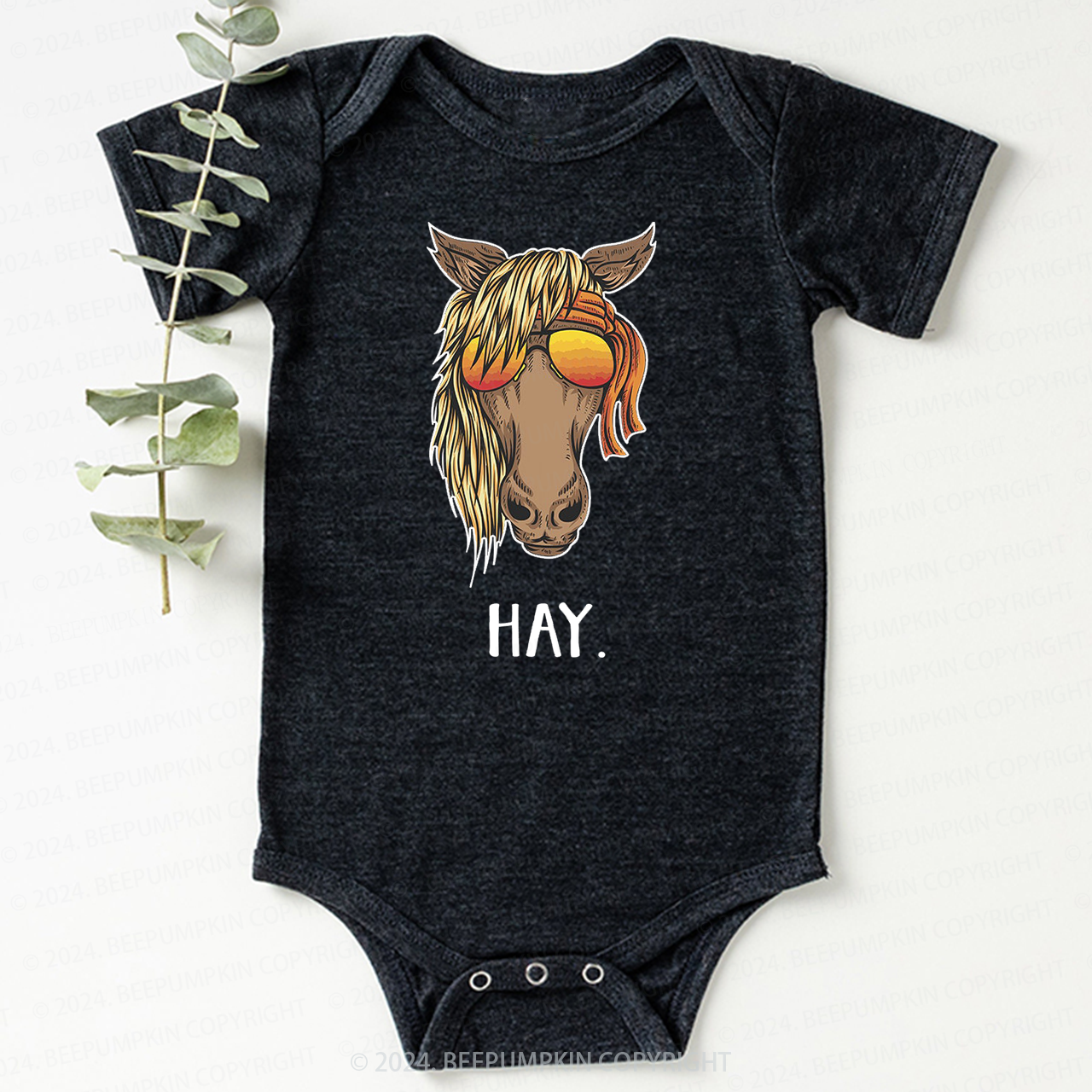 Funny Hay Bodysuit For Baby 