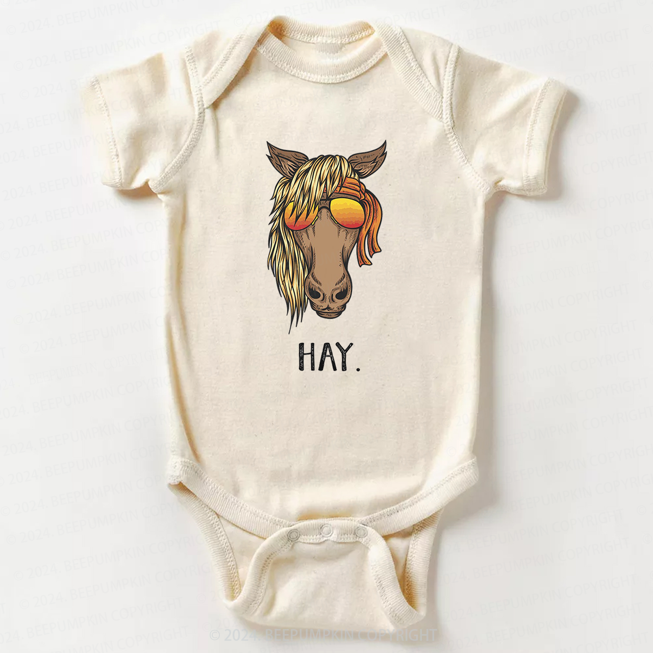 Funny Hay Bodysuit For Baby 