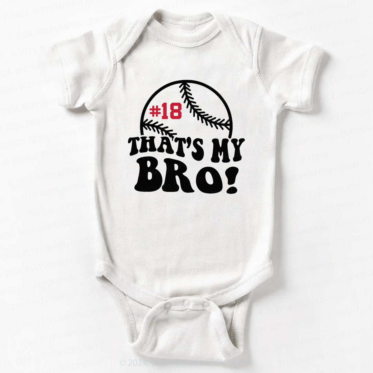 Personalized That's My Bro Bodysuit For Baby 