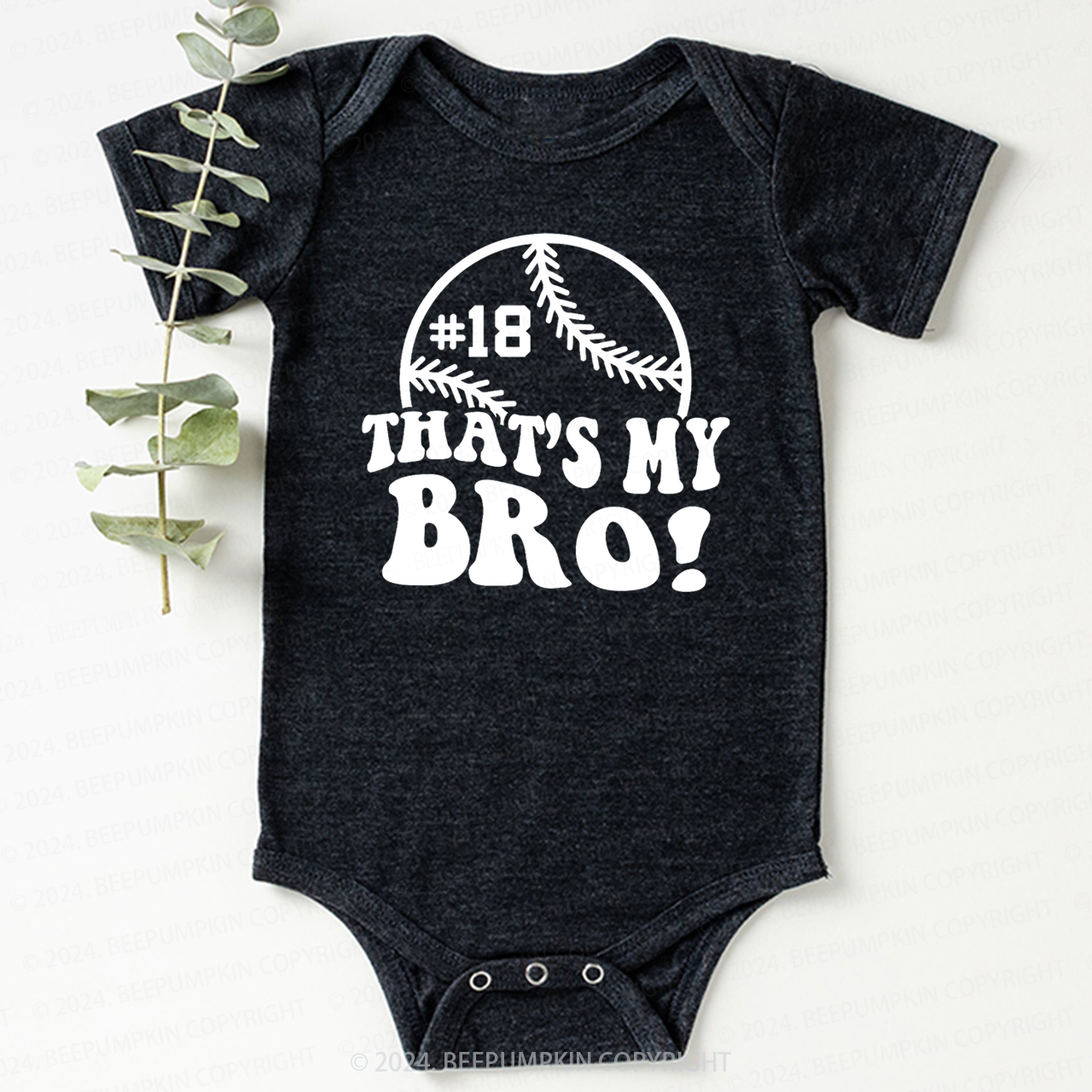 Personalized That's My Bro Bodysuit For Baby 