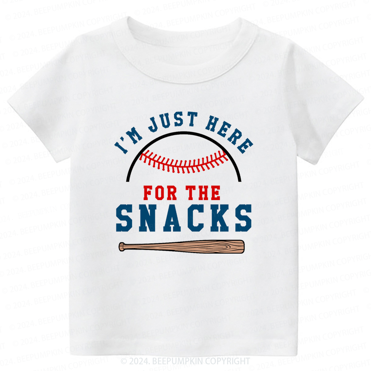 I'm Just Here for the Snacks Toddler&Kids Tees 
