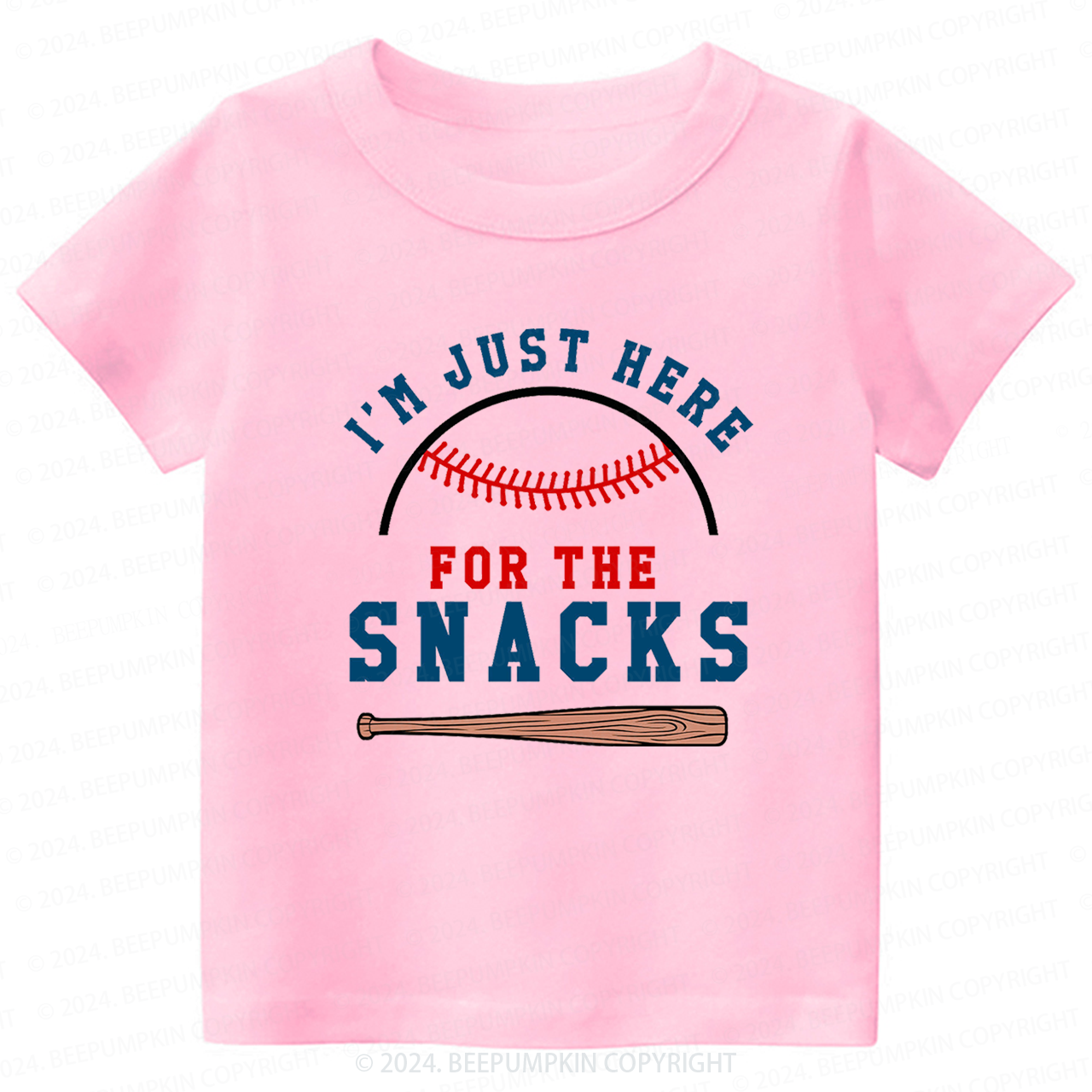 I'm Just Here for the Snacks Toddler&Kids Tees 