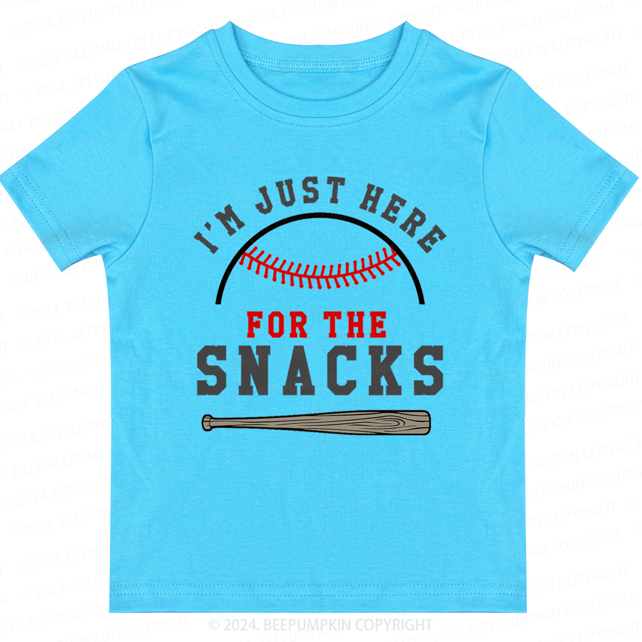I'm Just Here for the Snacks Toddler&Kids Tees 