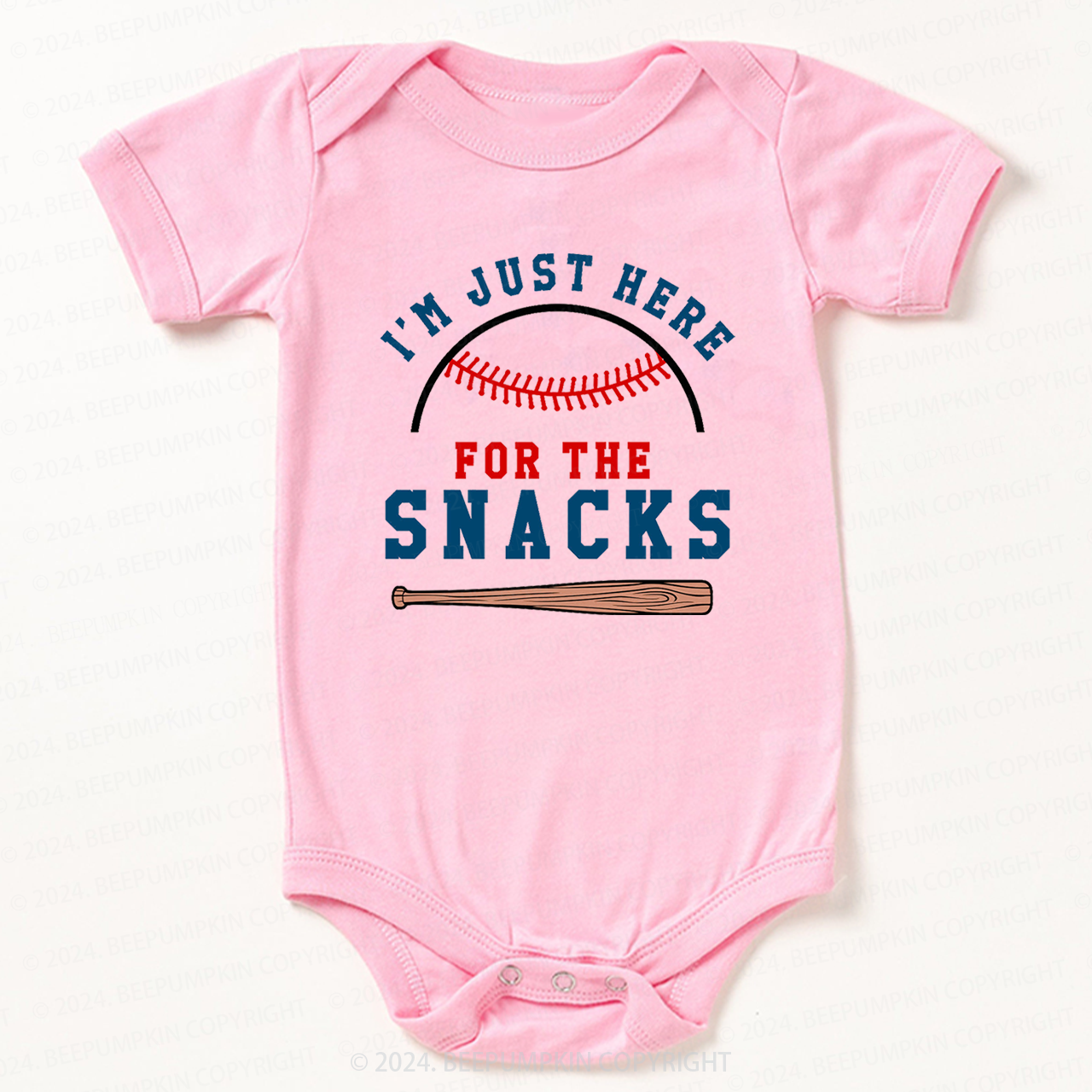 I'm Just Here for the Snacks Bodysuit For Baby 