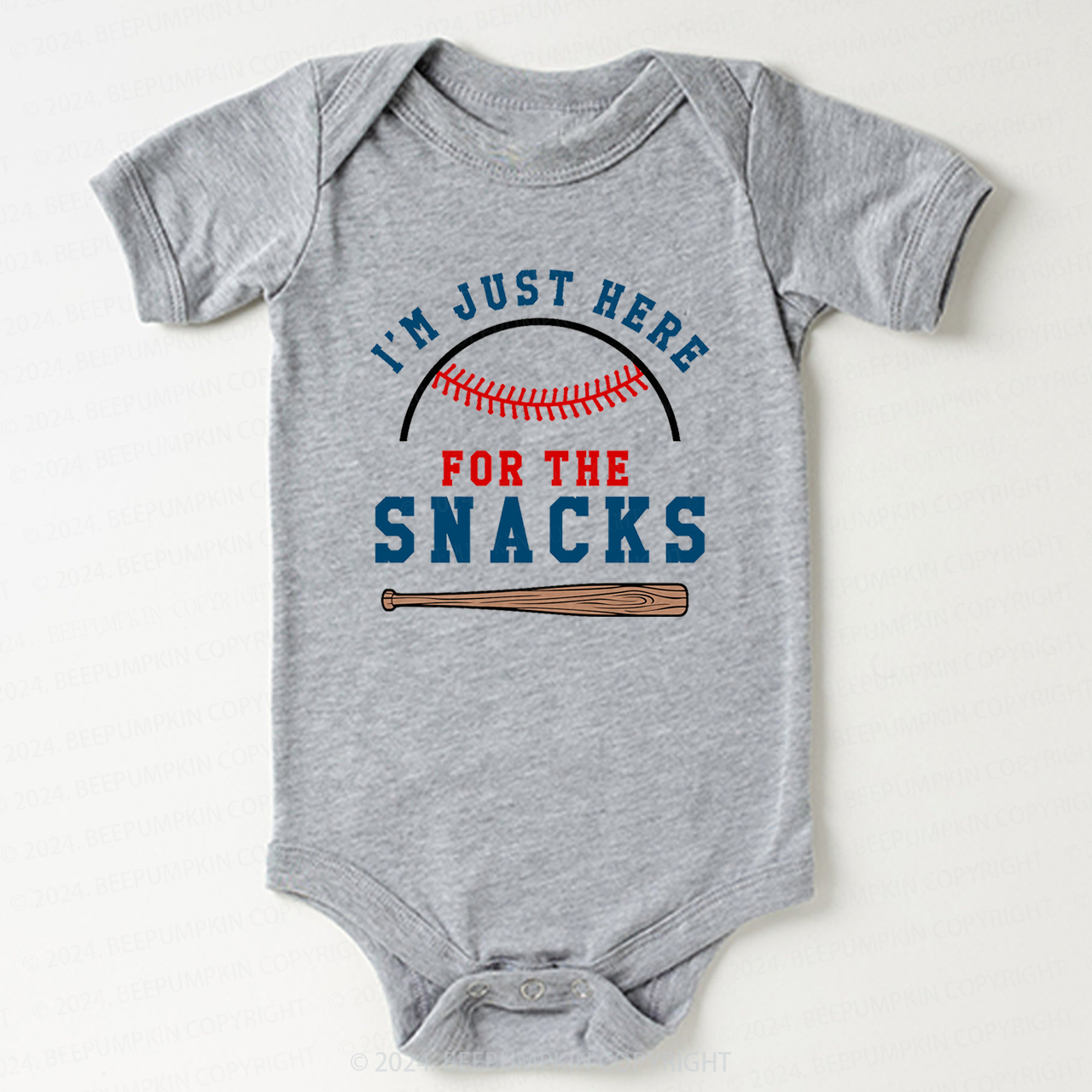 I'm Just Here for the Snacks Bodysuit For Baby 