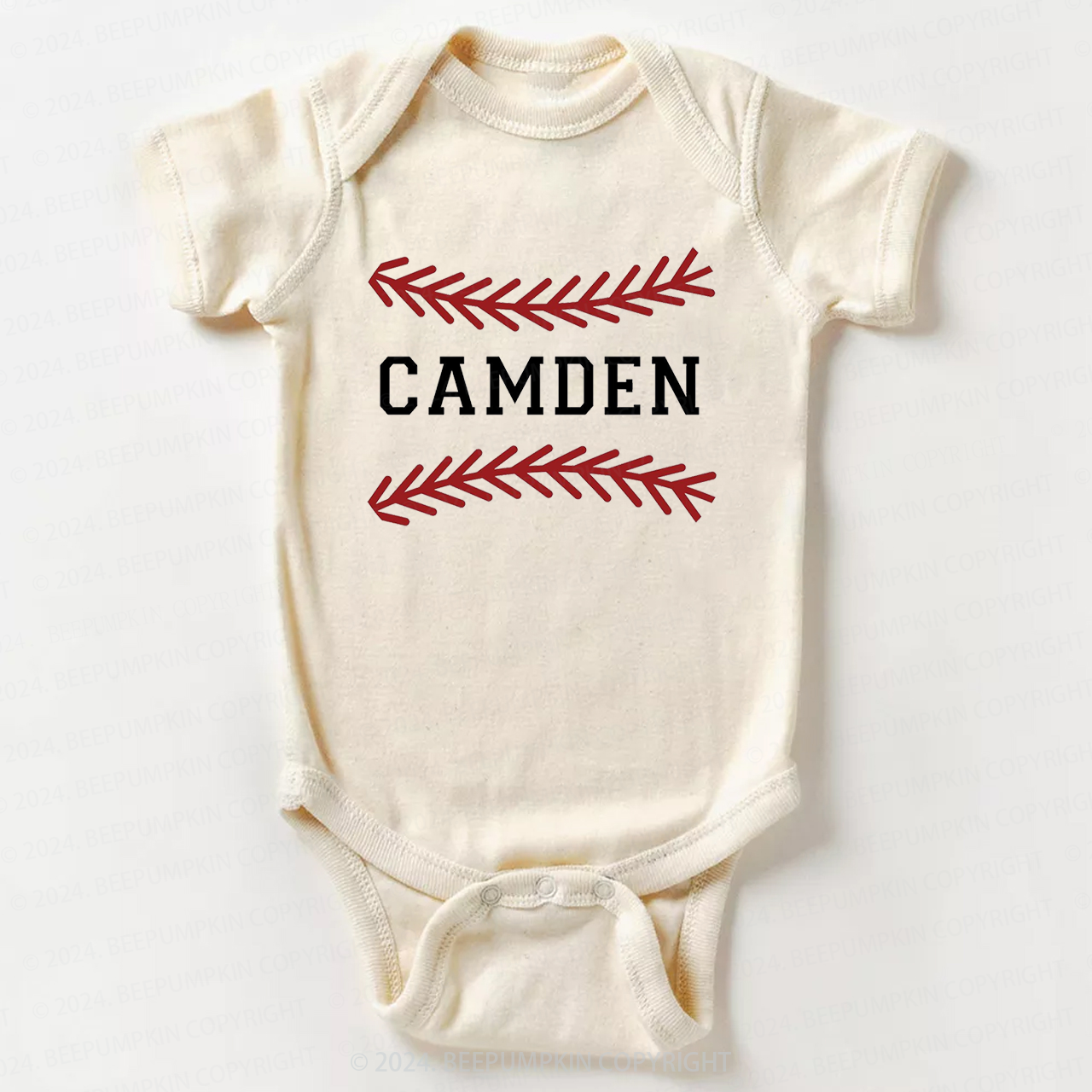 Personalized Baseball Bodysuit For Baby 