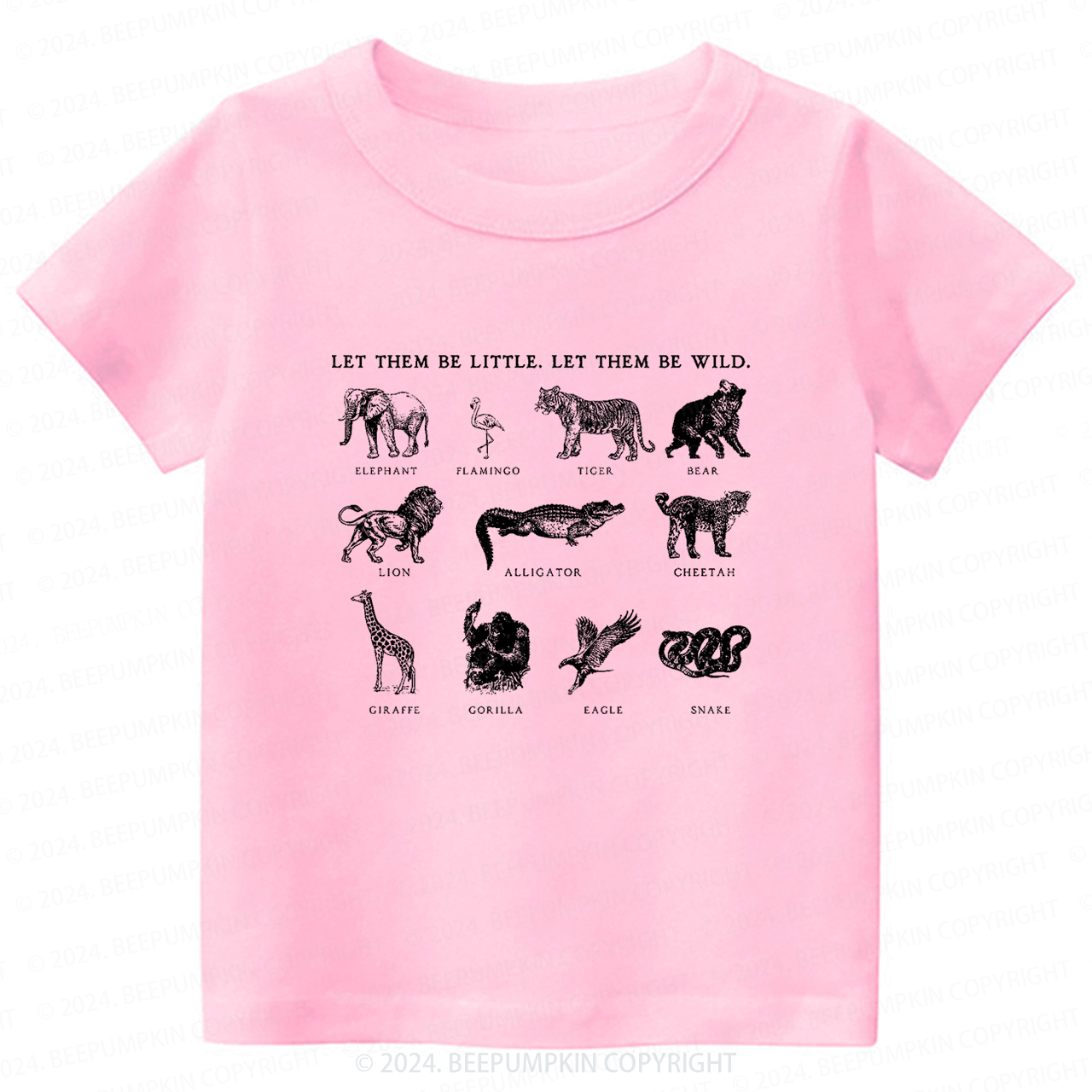 Let Them Be Wild Toddler&Kids Tees 