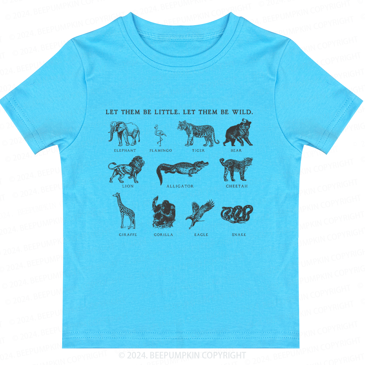 Let Them Be Wild Toddler&Kids Tees 