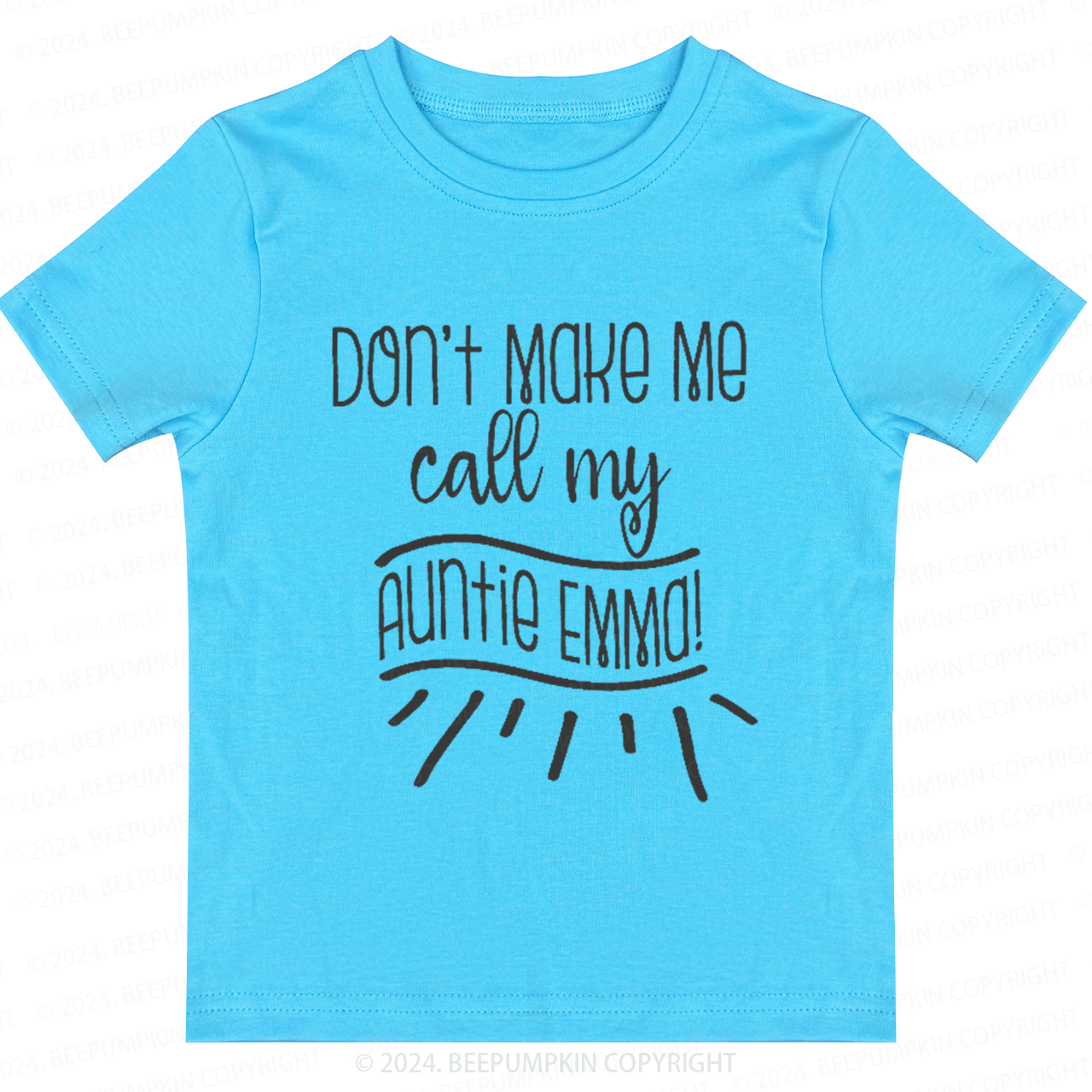 Don't Make Me Call My Auntie Toddler&Kids Tees 