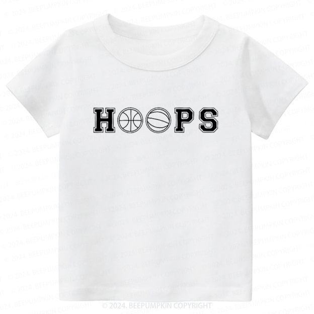 Hoops Basketball Toddler&Kids Tees 