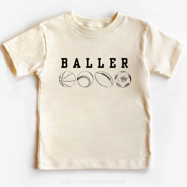 Basketball Soccer Toddler&Kids Tees 